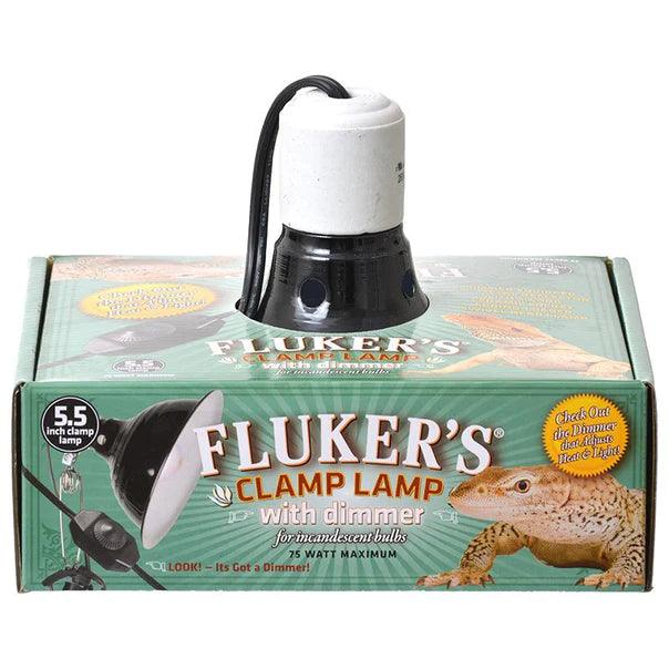 Flukers Clamp Lamp with Dimmer - Ruby Mountain Aquarium supply