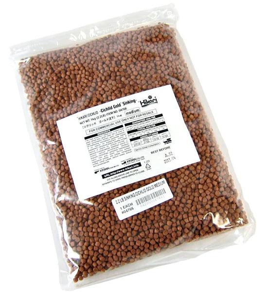 Hikari Sinking Cichlid Gold Medium Pellet Food - Ruby Mountain Aquarium supply