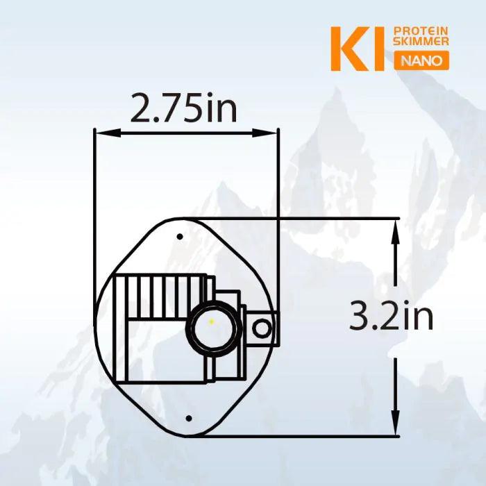 IceCap K1 Nano Protein Skimmer - Ruby Mountain Aquarium supply