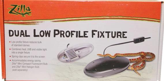 Zilla Dual Low Profile Fixture - Ruby Mountain Aquarium supply