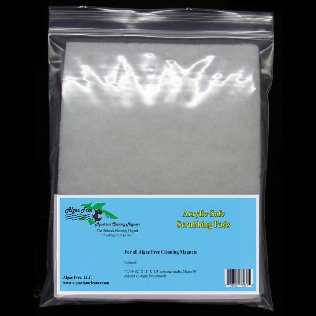 Algae Free Acrylic Cut to Fit Pads - 3 Pack of 8.5" x 11" Pads - Ruby Mountain Aquarium supply