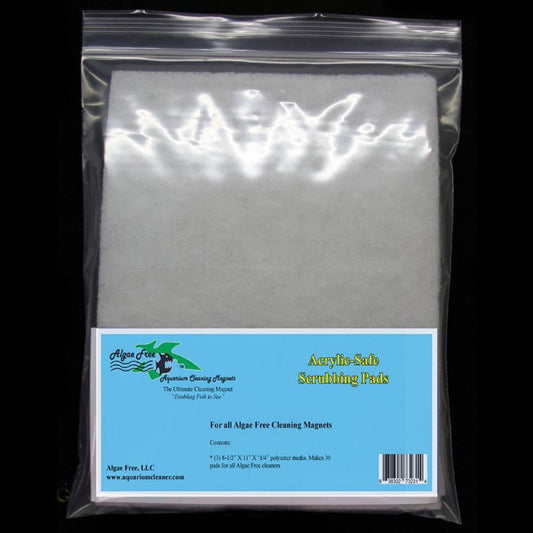 Algae Free Acrylic Cut to Fit Pads - 3 Pack of 8.5" x 11" Pads - Ruby Mountain Aquarium supply