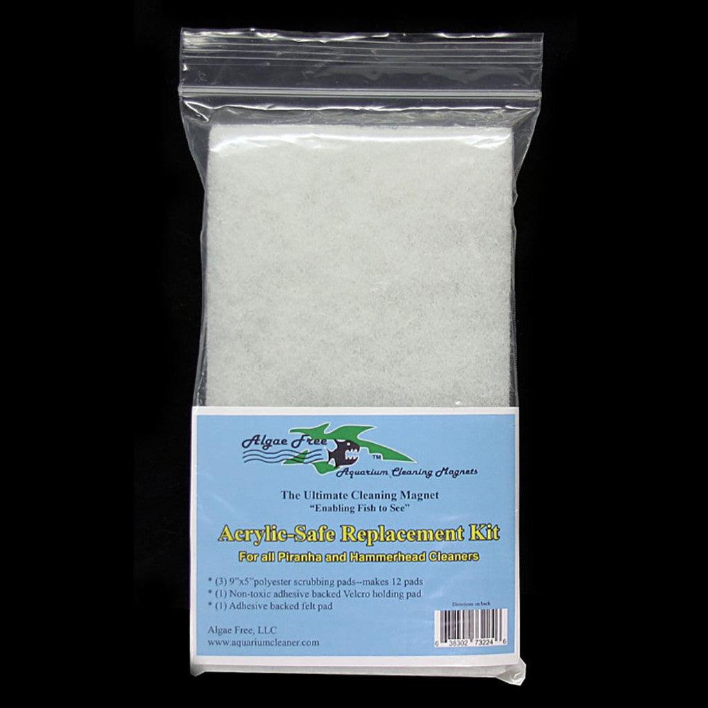 Algae Free Acrylic Pad Kit for Piranha & Hammerhead - Ruby Mountain Aquarium supply