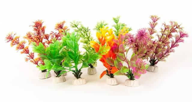 Aquatop 4" Plastic Plants (Assorted, 1 piece) - Ruby Mountain Aquarium supply