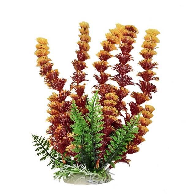 AQUATOP 6" - 20" Fire Rustic Cabomba-like Aquarium Plant with Weighted Base - Ruby Mountain Aquarium supply