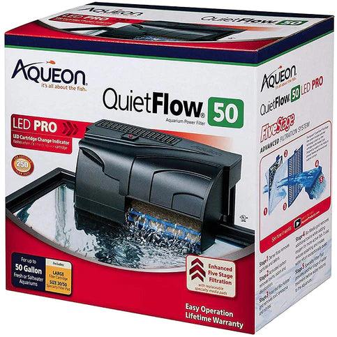 Aqueon QuietFlow LED Pro Aquarium Power Filter - Ruby Mountain Aquarium supply