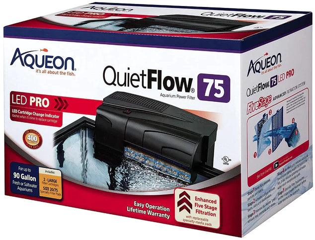 Aqueon QuietFlow LED Pro Aquarium Power Filter - Ruby Mountain Aquarium supply