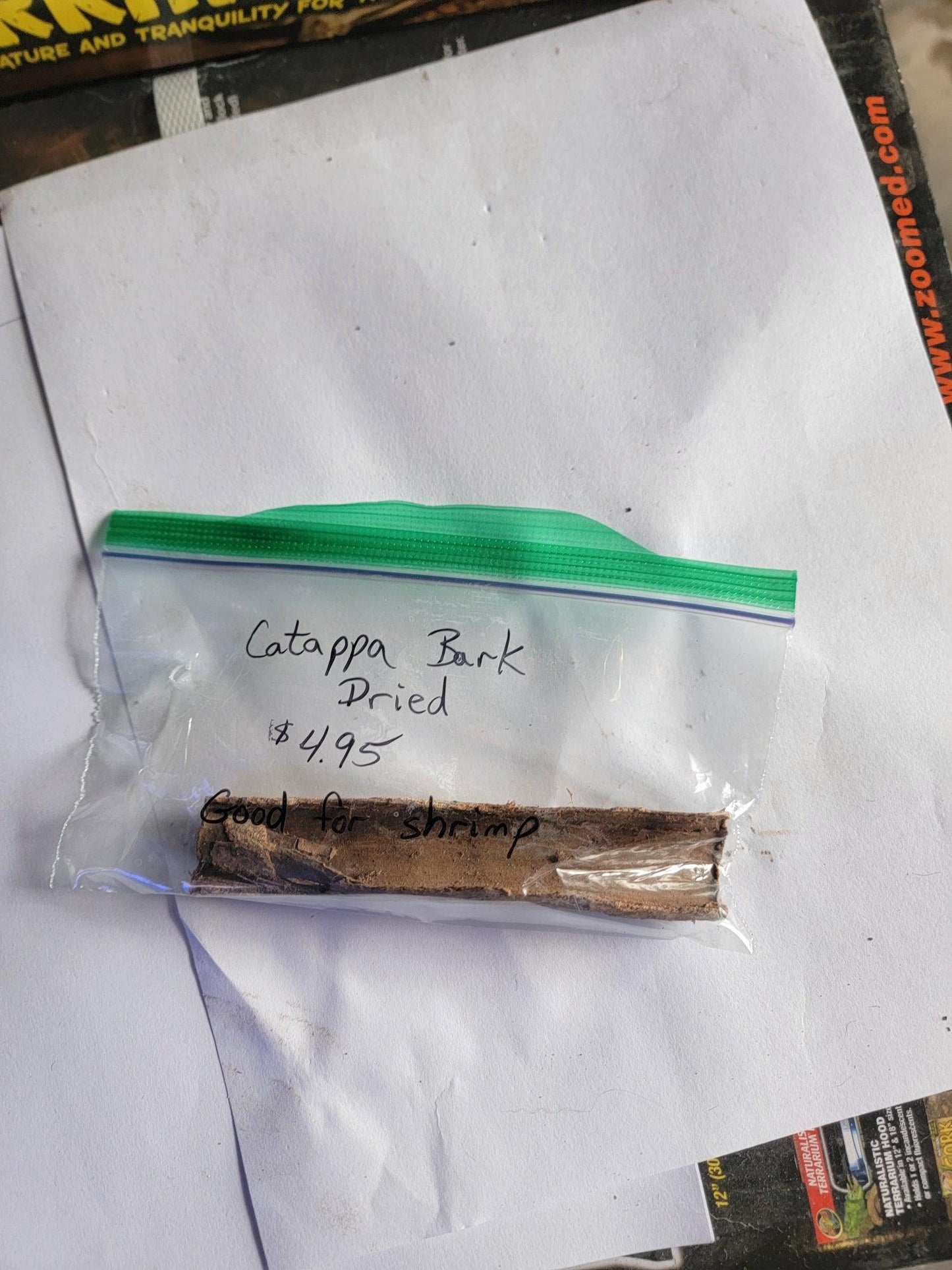 Dried Catappa Bark - Ruby Mountain Aquarium supply