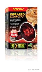 Exo Terra Infrared Basking Spot Lamp 100w - Ruby Mountain Aquarium supply