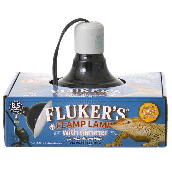 Flukers Clamp Lamp with Dimmer - Ruby Mountain Aquarium supply