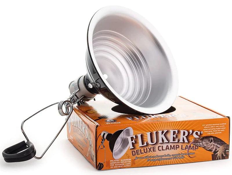 Flukers Clamp Lamp with Switch - Ruby Mountain Aquarium supply