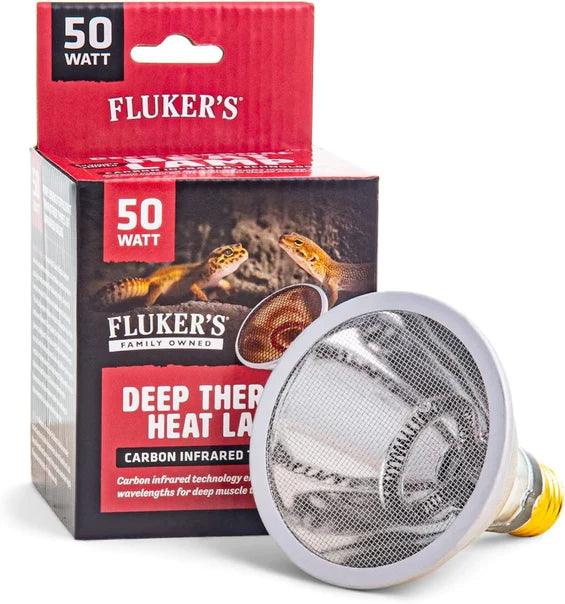 Flukers Deep Thermal Heat Lamp for Reptiles - Ruby Mountain Aquarium supply