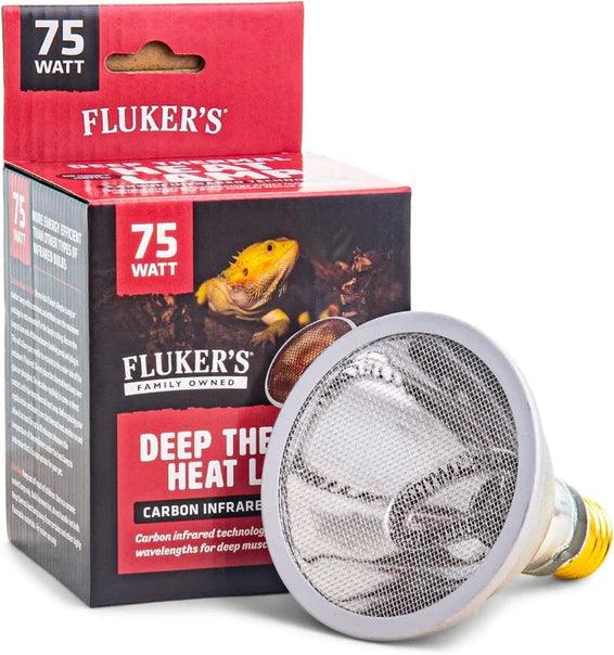 Flukers Deep Thermal Heat Lamp for Reptiles - Ruby Mountain Aquarium supply