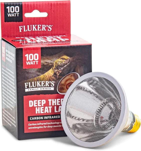 Flukers Deep Thermal Heat Lamp for Reptiles - Ruby Mountain Aquarium supply