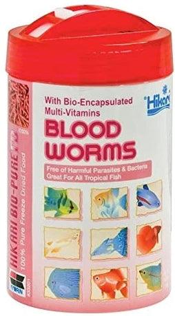 Hikari Bloodworms Freeze Dried Food - Ruby Mountain Aquarium supply