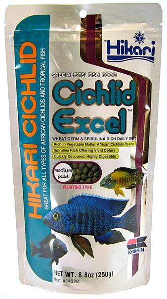 Hikari Cichlid Excel Floating Medium Pellet Food - Ruby Mountain Aquarium supply