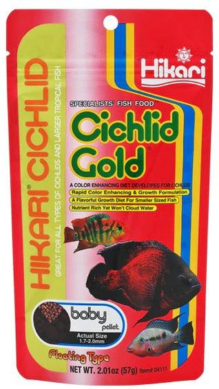 Hikari Cichlid Gold Floating Baby Pellet Food - Ruby Mountain Aquarium supply