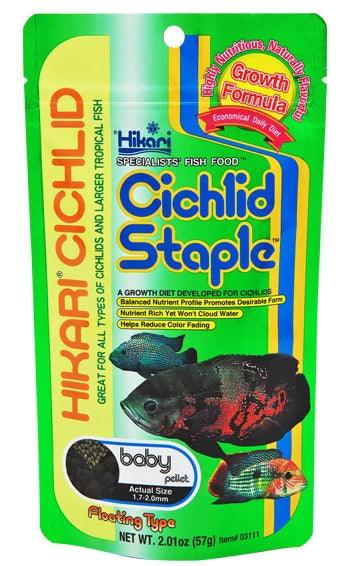 Hikari Cichlid Staple Floating Baby Pellet Food - Ruby Mountain Aquarium supply