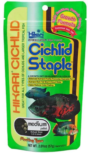 Hikari Cichlid Staple Floating Medium Pellet Food - Ruby Mountain Aquarium supply