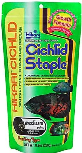 Hikari Cichlid Staple Floating Medium Pellet Food - Ruby Mountain Aquarium supply