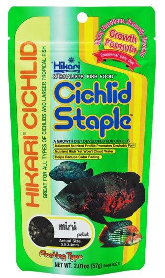 Hikari Cichlid Staple Floating Mini Pellet Food - Ruby Mountain Aquarium supply