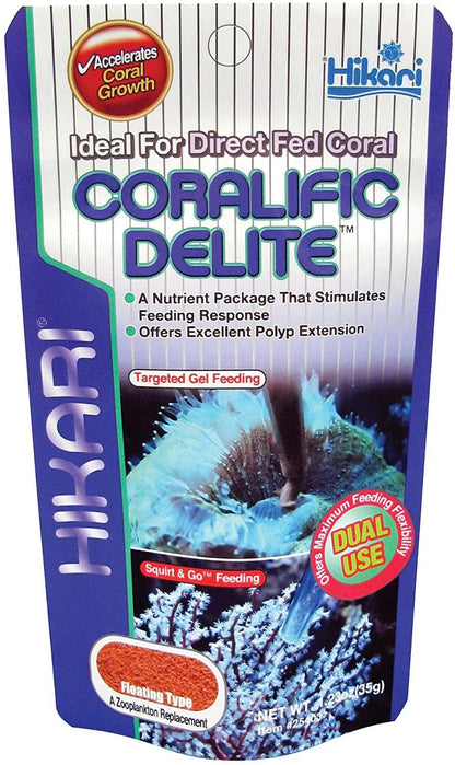 Hikari Coralific Delite Dual Use Floating Coral Food - Ruby Mountain Aquarium supply