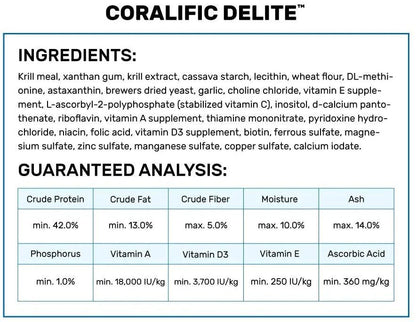 Hikari Coralific Delite Dual Use Floating Coral Food - Ruby Mountain Aquarium supply