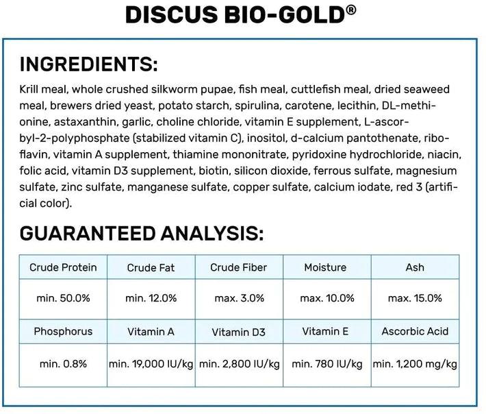 Hikari Discus Bio Gold Sinking Fish Food - Ruby Mountain Aquarium supply