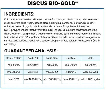 Hikari Discus Bio Gold Sinking Fish Food - Ruby Mountain Aquarium supply