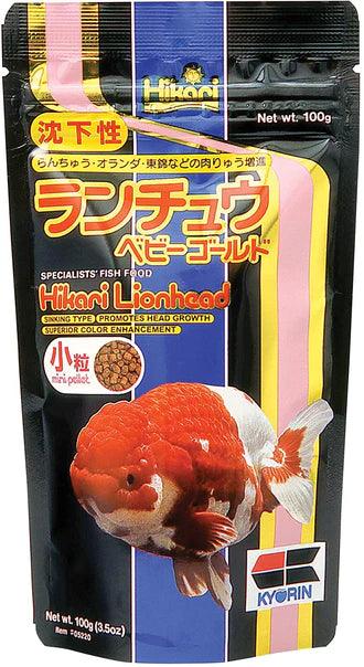 Hikari Lionhead Mini Sinking Pellet Food - Ruby Mountain Aquarium supply