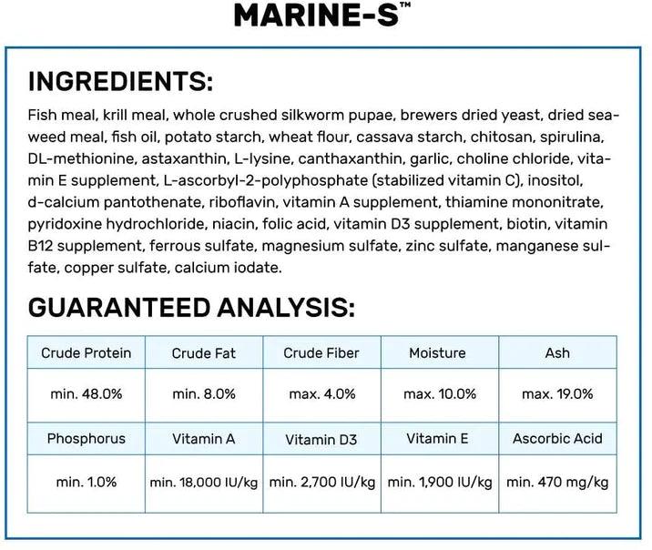 Hikari Marine S Fish Food - Ruby Mountain Aquarium supply