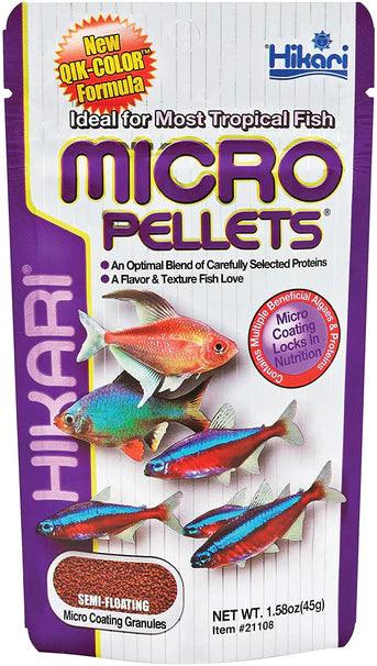 Hikari Micro Pellets Tropical Fish Food - Ruby Mountain Aquarium supply