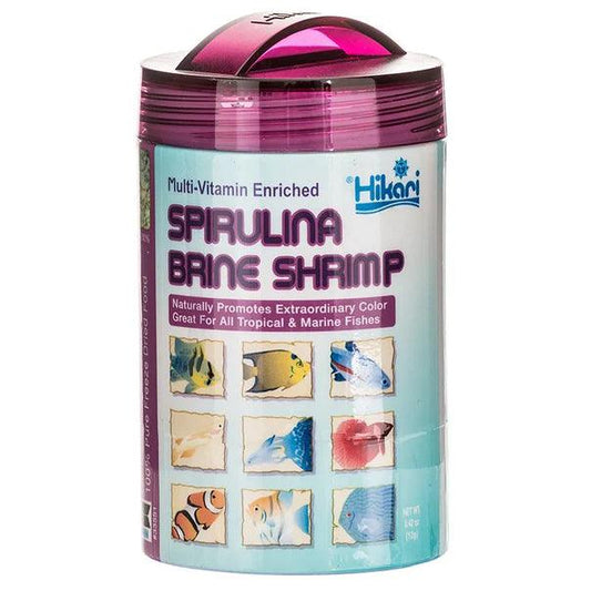 Hikari Spirulina Brine Shrimp Freeze Dried Food - Ruby Mountain Aquarium supply