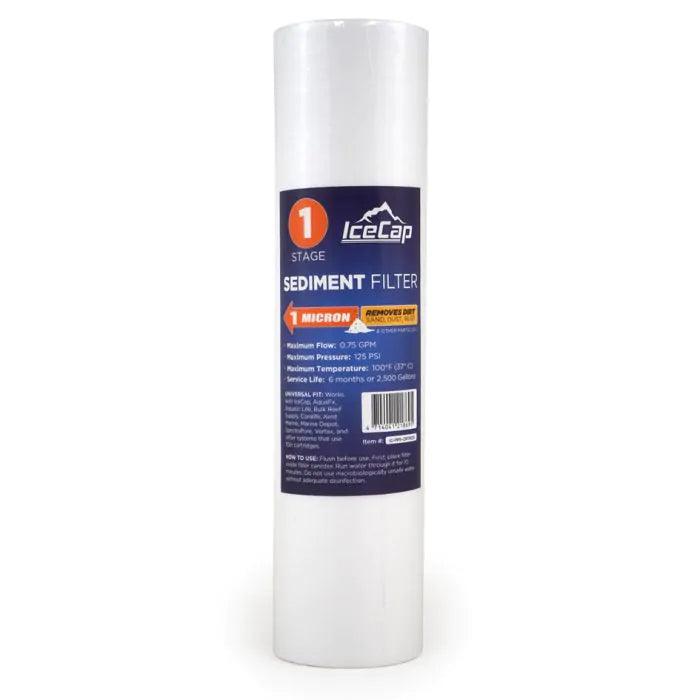 IceCap 1 Micron PP Sediment Reverse Osmosis Pre-filter - Ruby Mountain Aquarium supply