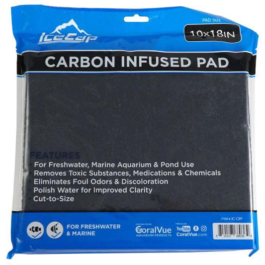 IceCap Carbon Infused Filter Pad - Ruby Mountain Aquarium supply