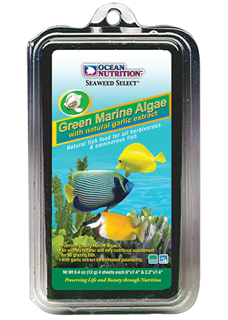 Ocean Nutrition Seaweed Select Green Marine Algae 12g - Ruby Mountain Aquarium supply