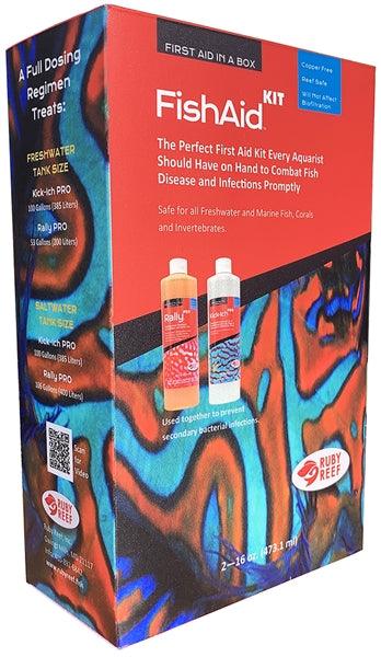 Ruby Reef FishAid Pro Sm. - 2 x 16oz - Ruby Mountain Aquarium supply