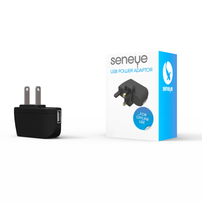 Seneye Power Adaptor for USB Devices - Ruby Mountain Aquarium supply