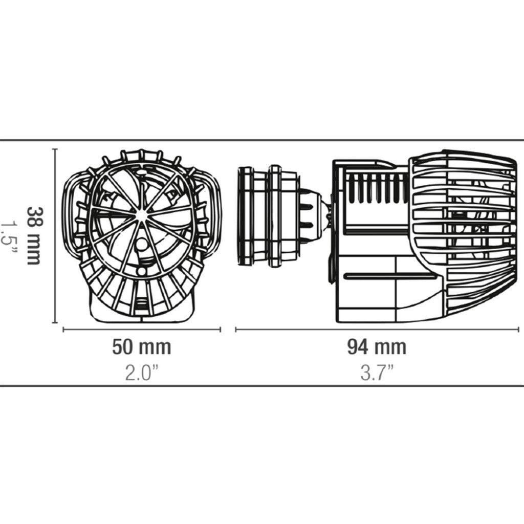 Sicce Xstream SDC Controllable Wave Pump - 270-2250 gph - Ruby Mountain Aquarium supply