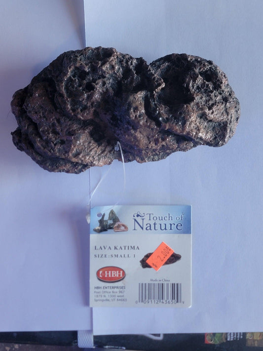 Touch Of Nature Katima Lava Rock (sm) - Ruby Mountain Aquarium supply