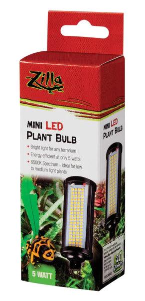 Zilla Mini LED Plant Bulb 6500K fro Low to Medium Light Plants in Terrariums - Ruby Mountain Aquarium supply