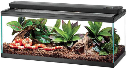Zilla Pro Sol Fixture with Timer Customizable Full Heat and UVB Fixture for Reptiles 30" - Ruby Mountain Aquarium supply
