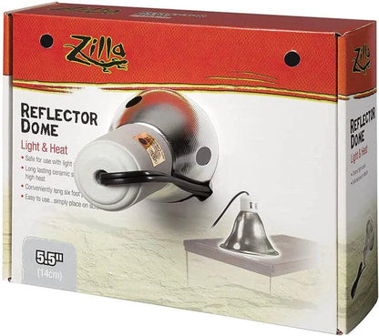 Zilla Reflector Dome with Ceramic Socket - Ruby Mountain Aquarium supply