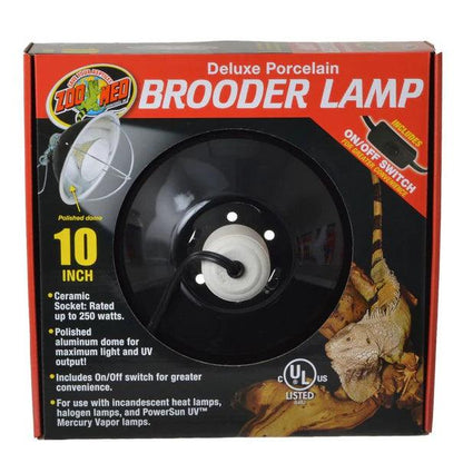 Zoo Med Deluxe Porcelain Brooder Lamp - Ruby Mountain Aquarium supply