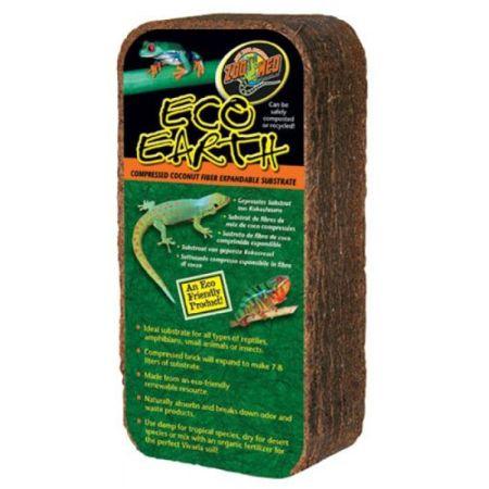 Zoo Med Eco Earth Compressed Coconut Fiber Expandable Substrate - Ruby Mountain Aquarium supply