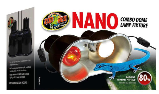 Zoo Med Nano Combo Dome Lamp Fixture for Reptiles - Ruby Mountain Aquarium supply