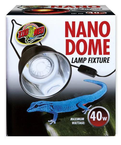 Zoo Med Nano Dome Lamp Fixture - Ruby Mountain Aquarium supply