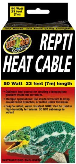 Zoo Med Reptile Heat Cable for Reptile Terrariums - Ruby Mountain Aquarium supply