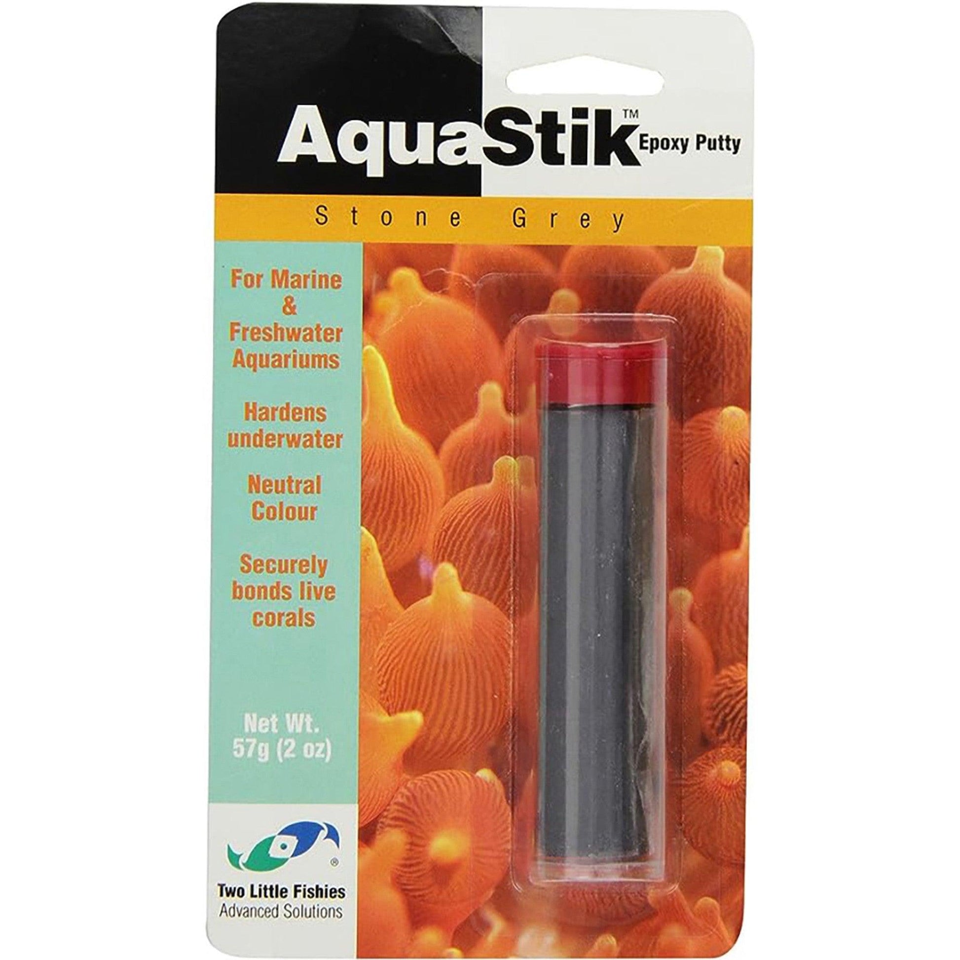 Two Little Fishies AquaStik Underwater Epoxy Putty 2.0oz - Ruby Mountain Aquarium supply