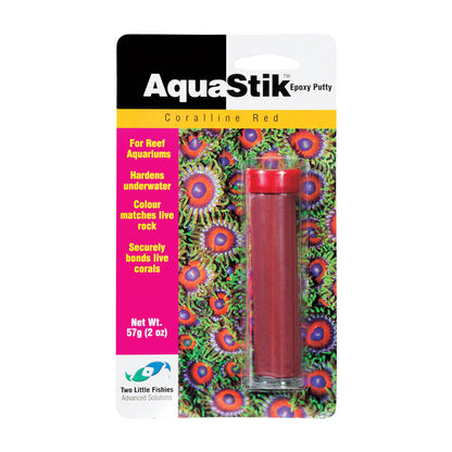 Two Little Fishies AquaStik Underwater Epoxy Putty 2.0oz - Ruby Mountain Aquarium supply